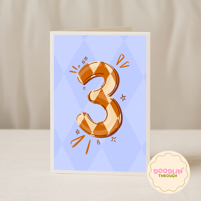 Age 3 Card