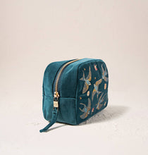 Load image into Gallery viewer, Swallows Velvet Makeup Bag
