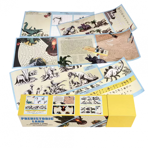 Prehistoric Land Dinosaur Activity Set