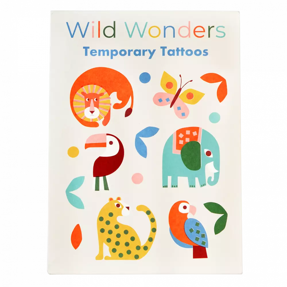 Wild Wonders Temporary Tattoos