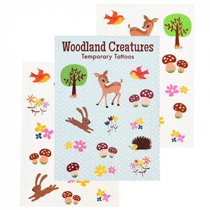 Woodland Temporary Tattoos