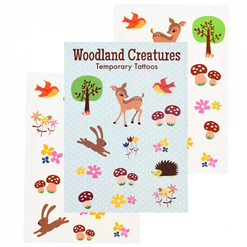 Woodland Temporary Tattoos