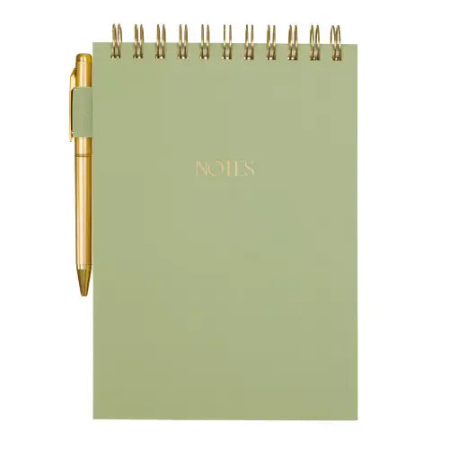 Sage Notebook & Pen