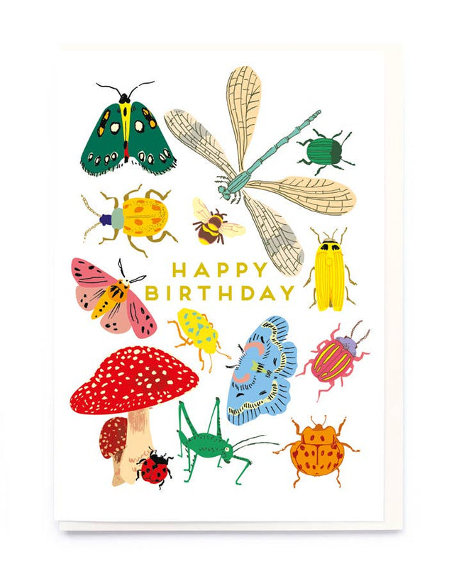 Bug Collection Birthday Card