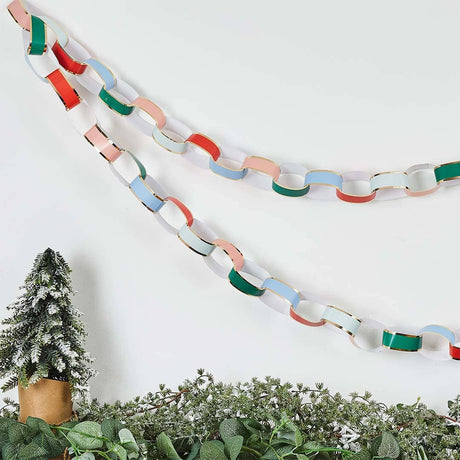 Pastel & Gold Paper Chains: Default Title