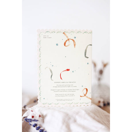 Make A Wish Scallop Card
