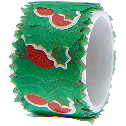 Washi Holly Sticker Roll