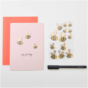 3D Puffy Bee Stickers