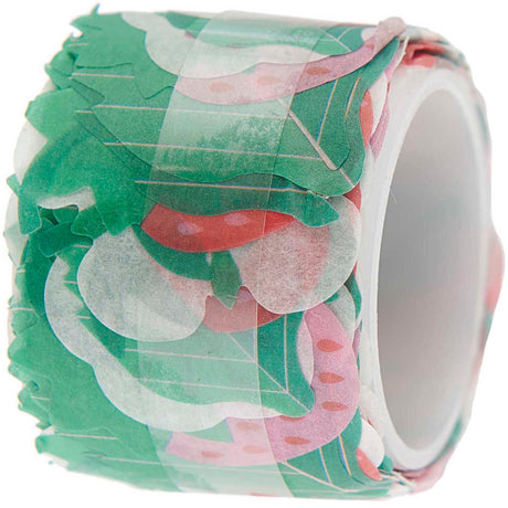 Strawberries & Flowers Washi Stickers