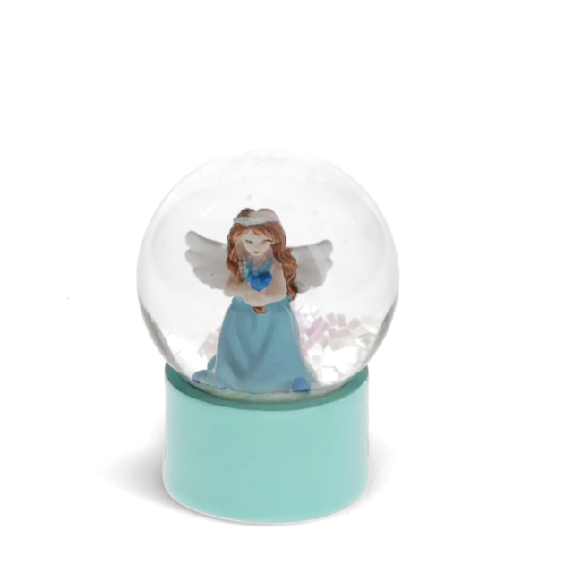 Angel Mini Glitter Globe