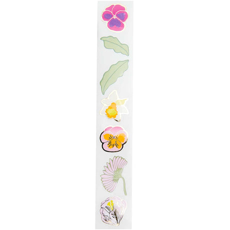 Pansies Sticker Roll