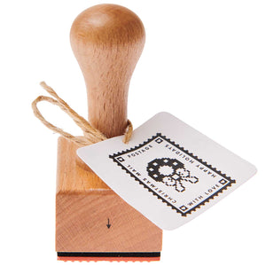 Wreath Christmas Mail Stamp