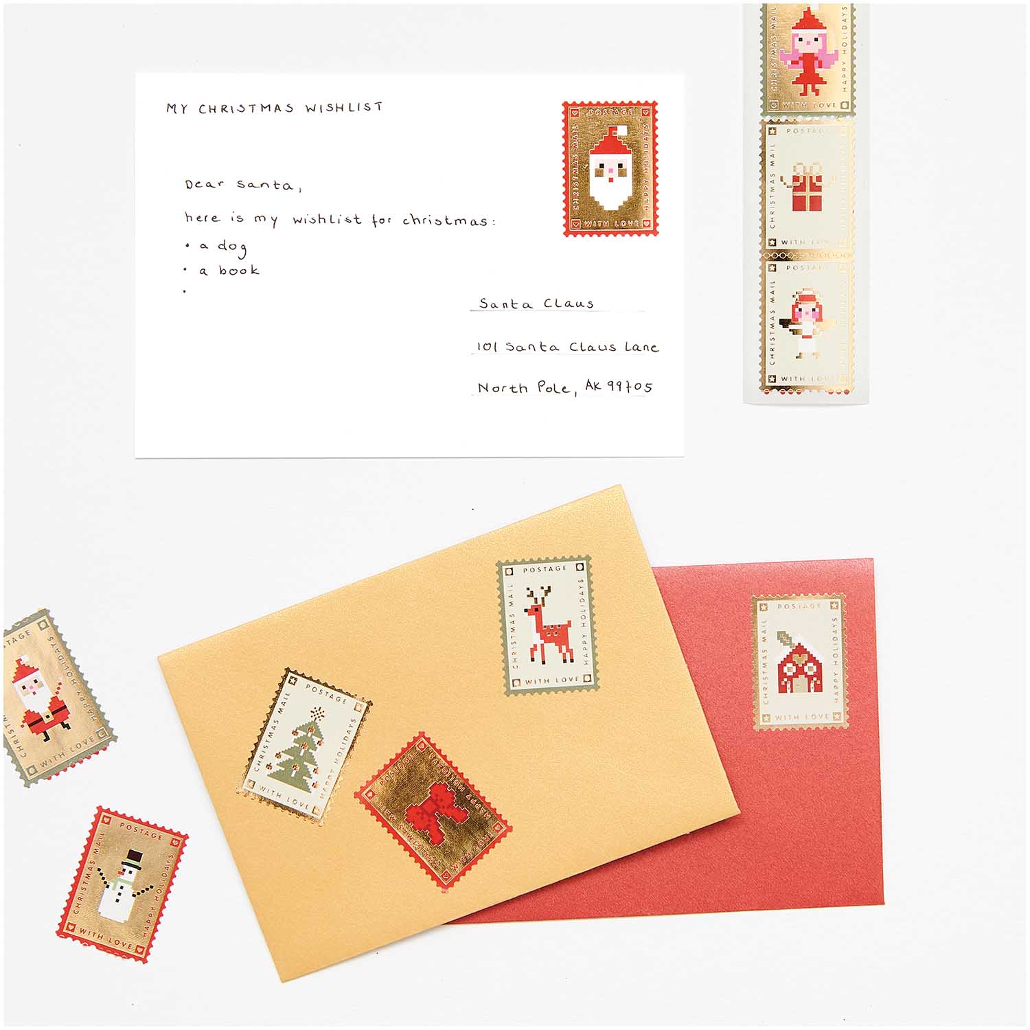 Christmas Mail Mini Stickers
