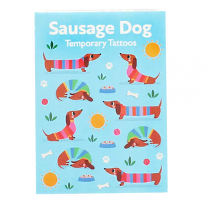 Sausage Dog Temporary Tattoos