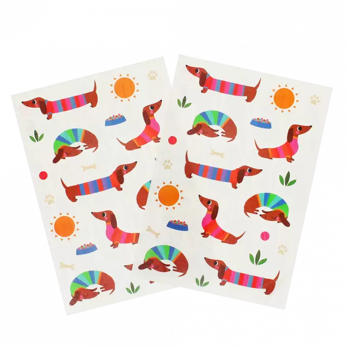 Sausage Dog Temporary Tattoos