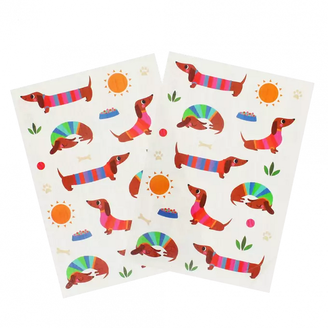 Sausage Dog Temporary Tattoos
