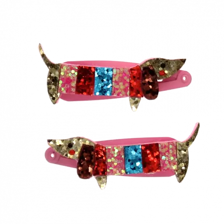 Sausage Dog Hair Clips