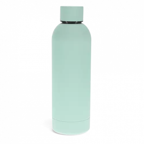 Eggshell Rubber Coated Steel Water Bottle