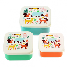 Load image into Gallery viewer, Woodland Set Of 3 Snack Boxes