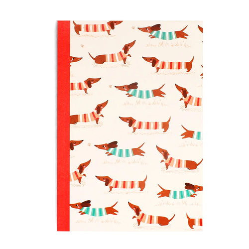 Sausage Dogs A5 Notebook