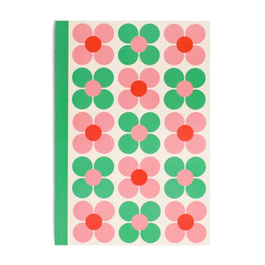 Pink And Green A5 Notebook