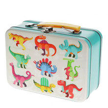 Load image into Gallery viewer, Dinosaur Tin Case