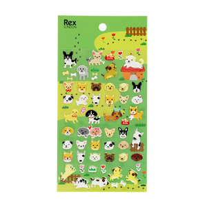 3D Puffy Dog Stickers