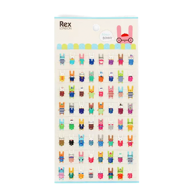 3D Puffy Bonny Bunny Stickers