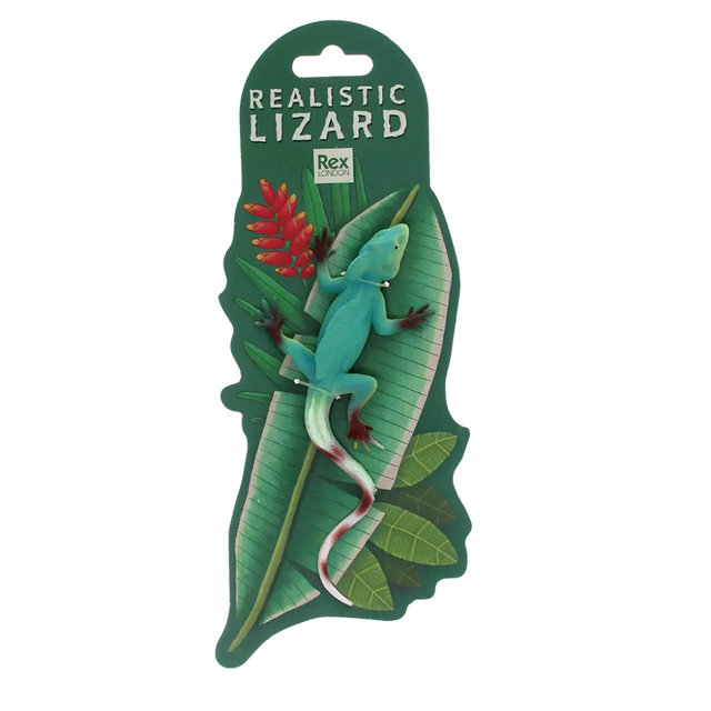 Double Crown Lizard Toy Figure