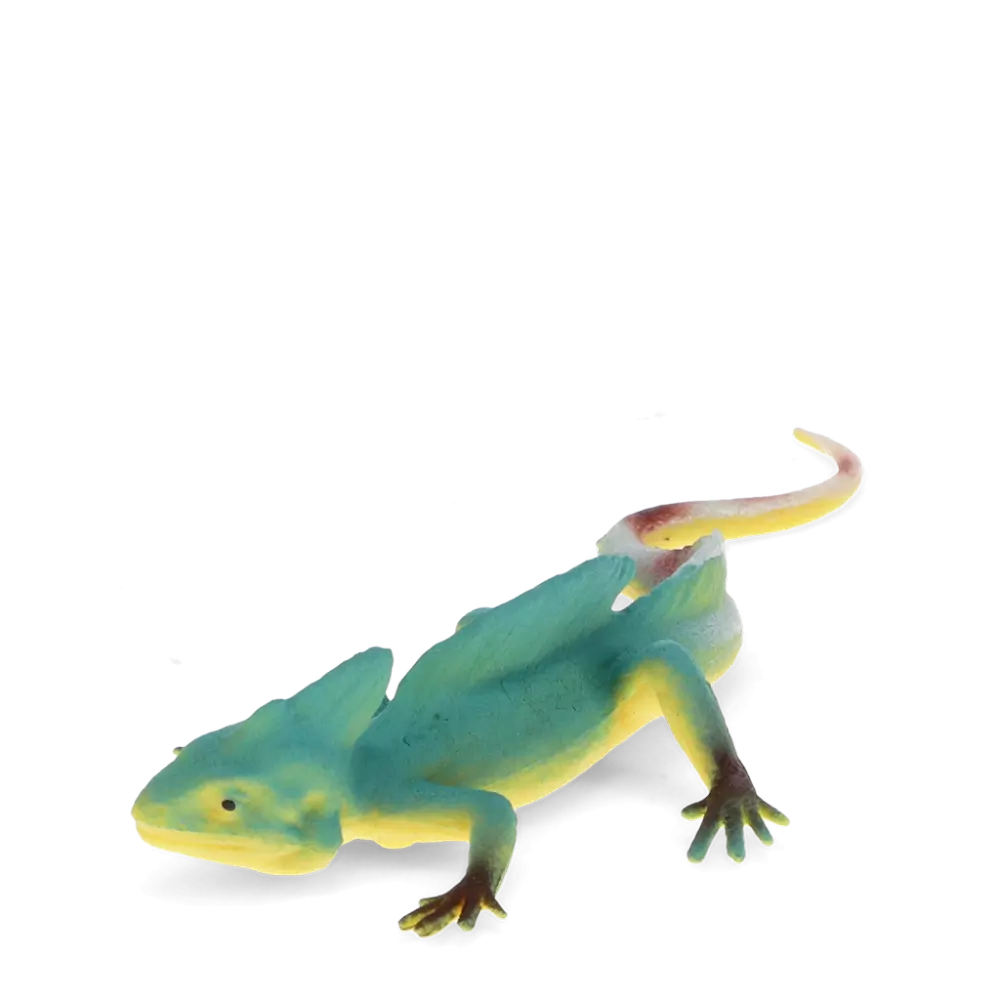 Double Crown Lizard Toy Figure
