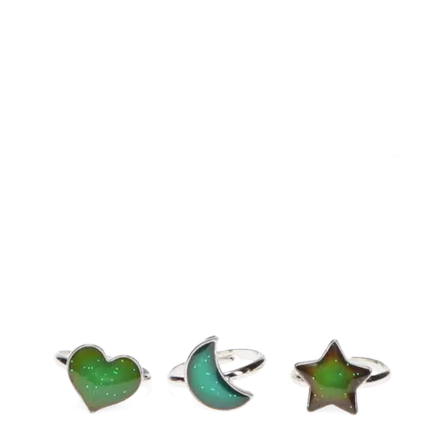Set Of Three Mood Rings