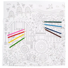 Load image into Gallery viewer, Large Colouring Poster: On The Farm