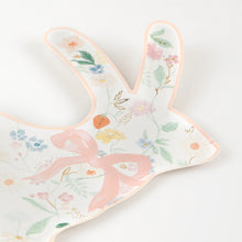 Load image into Gallery viewer, Elegant Floral Bunny Shaped Plates