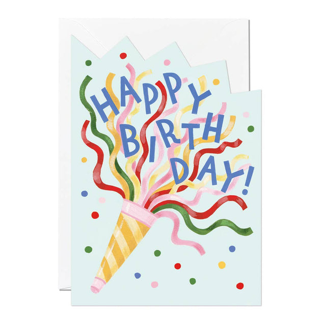 Party Popper Birthday Card