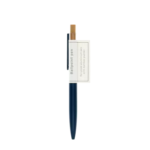 Recycled Ball Point Pen: Blue