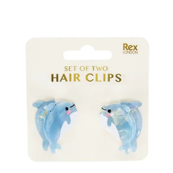 Dolphin Mini Claw Clips