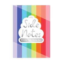 Load image into Gallery viewer, Rainbow Side Notes Sticky Notepad