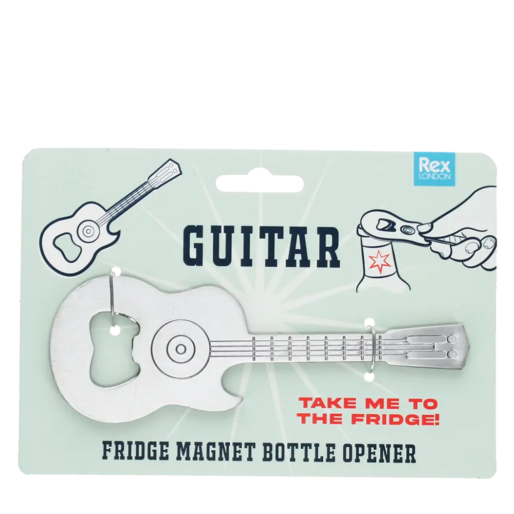 Guitar Fridge Magnet Bottle Opener