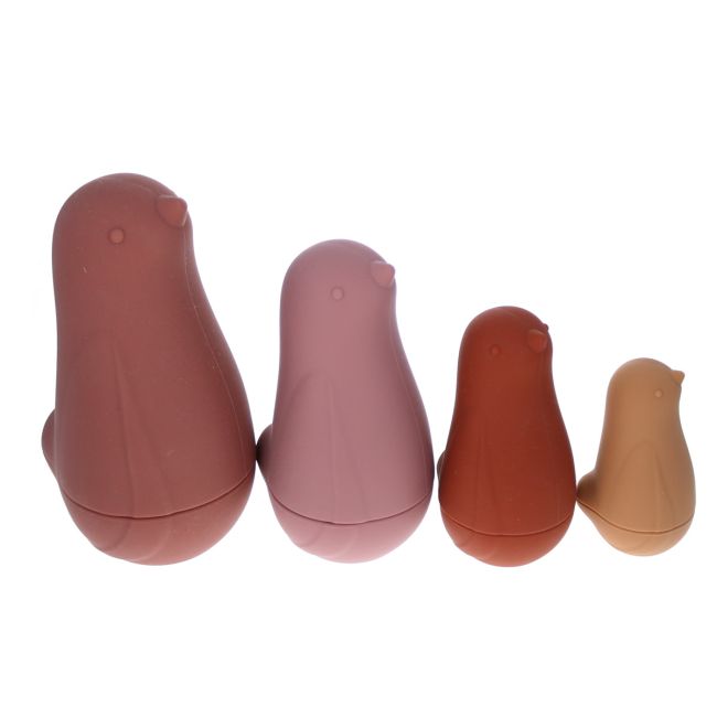 Silicone Stacking Birds