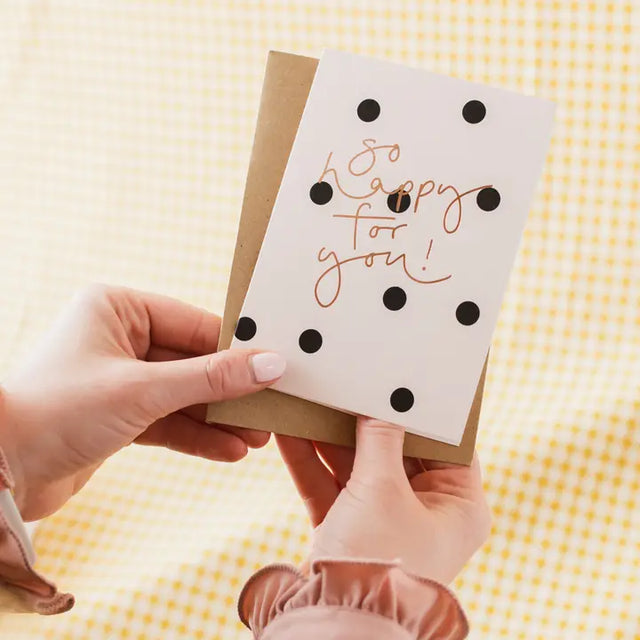 So Happy For You Spot Card
