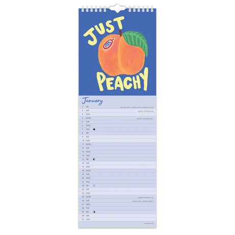 2027 Food Slim Calendar
