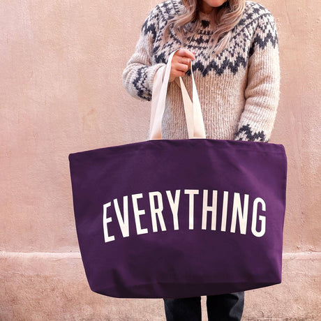 Plum Everything Big Bag