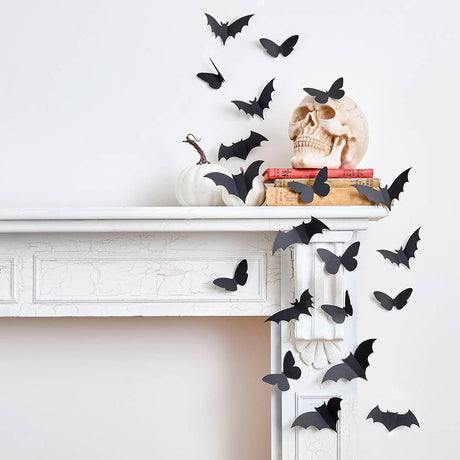 3D Bats & Butterfly Decorations