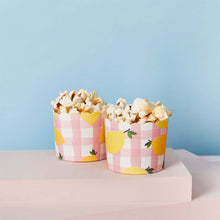 Load image into Gallery viewer, Lemon &amp; Gingham Food Cups