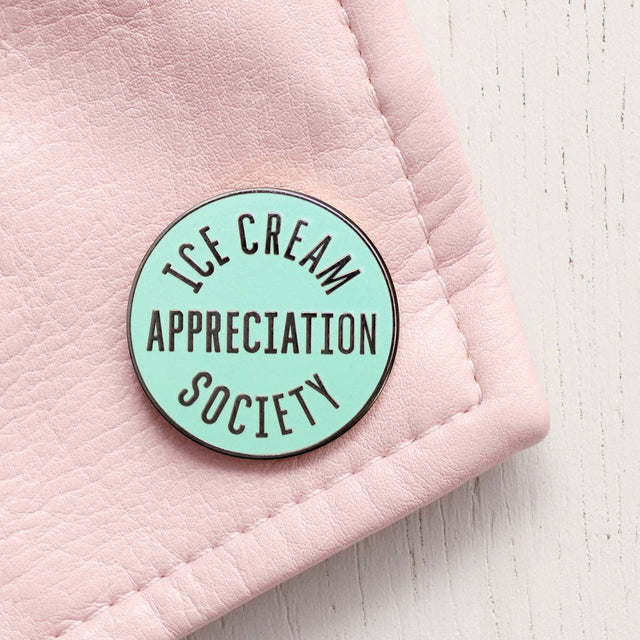 Mint Ice Cream Appreciation Society Pin