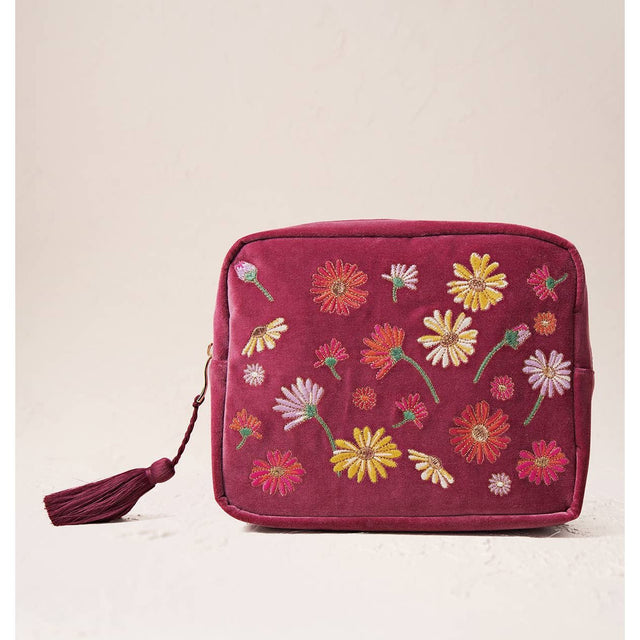 Wildflower Wash Bag - Rose
