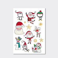 Load image into Gallery viewer, Christmas Temporary Tattoos