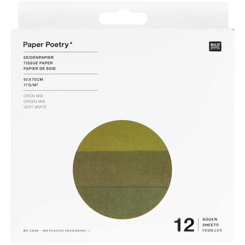 Green Mix Tissue Paper