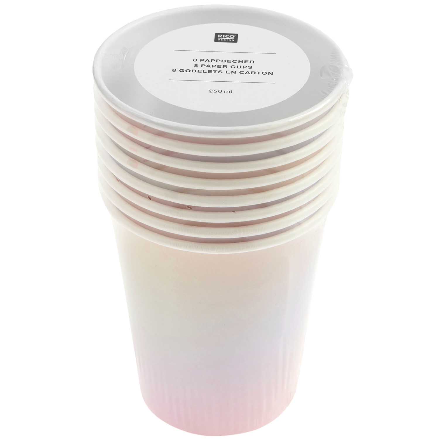 Pastel Paper Cups