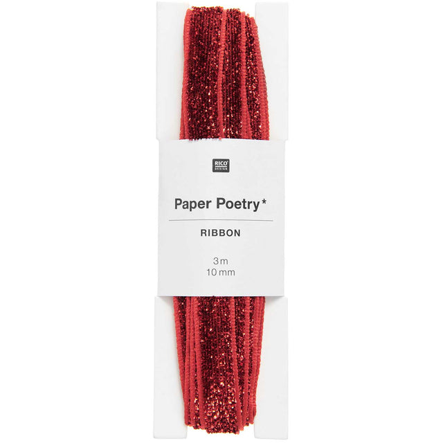 Red Glitter Ribbon